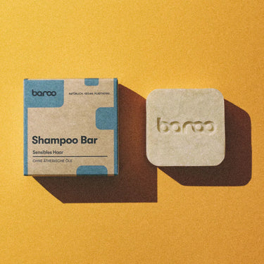 Shampoo Bar | Für leicht trockenes Haar/Kinder | Ohne Duft | Baroo®