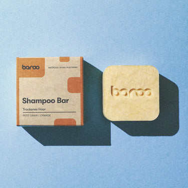 Shampoo Bar | Ttrockenes Haar | Petit Grain und Orange | Baroo®